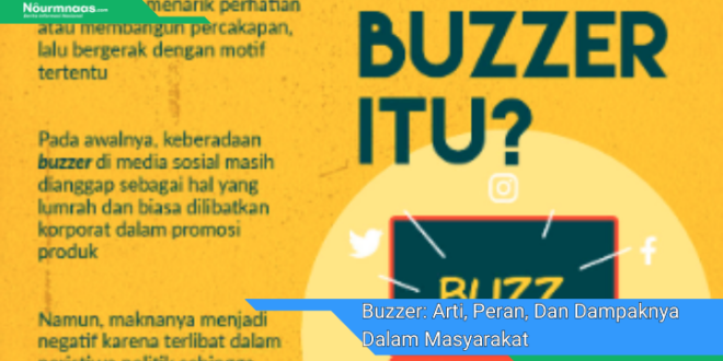 Buzzer Arti Peran Dan Dampaknya Dalam Masyarakat