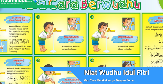 Niat Wudhu Idul Fitri Dan Cara Melakukannya Dengan Benar