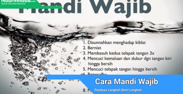 Cara Mandi Wajib