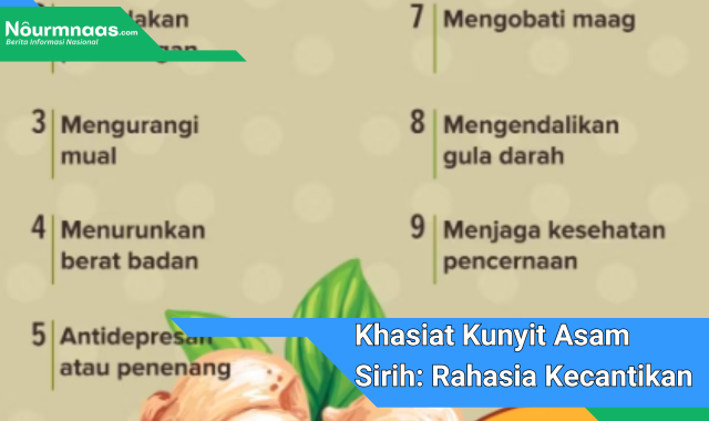 Khasiat Kunyit Asam Sirih: Rahasia Kecantikan dan Kesehatan yang Tersembunyi