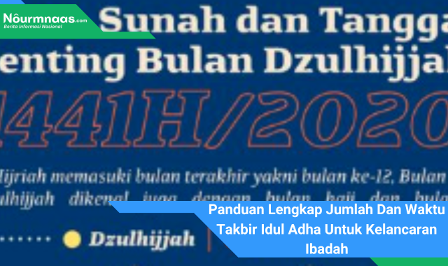 Panduan Lengkap Jumlah Dan Waktu Takbir Idul Adha Untuk Kelancaran Ibadah