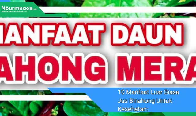 10 Manfaat Luar Biasa Jus Binahong Untuk Kesehatan: Rahasia Kesehatan Tradisional Yang Terungkap