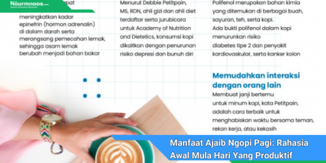 Manfaat Ajaib Ngopi Pagi Rahasia Awal Mula Hari Yang Produktif