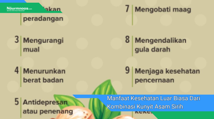 Manfaat Kesehatan Luar Biasa Dari Kombinasi Kunyit Asam Sirih Dan Manjakani