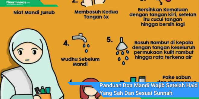 Panduan Doa Mandi Wajib Setelah Haid Yang Sah Dan Sesuai Sunnah