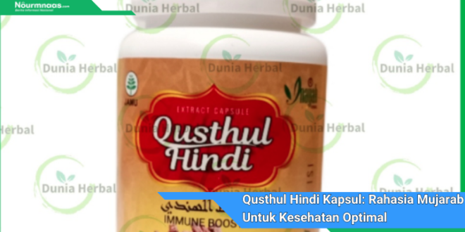 Qusthul Hindi Kapsul Rahasia Mujarab Untuk Kesehatan Optimal